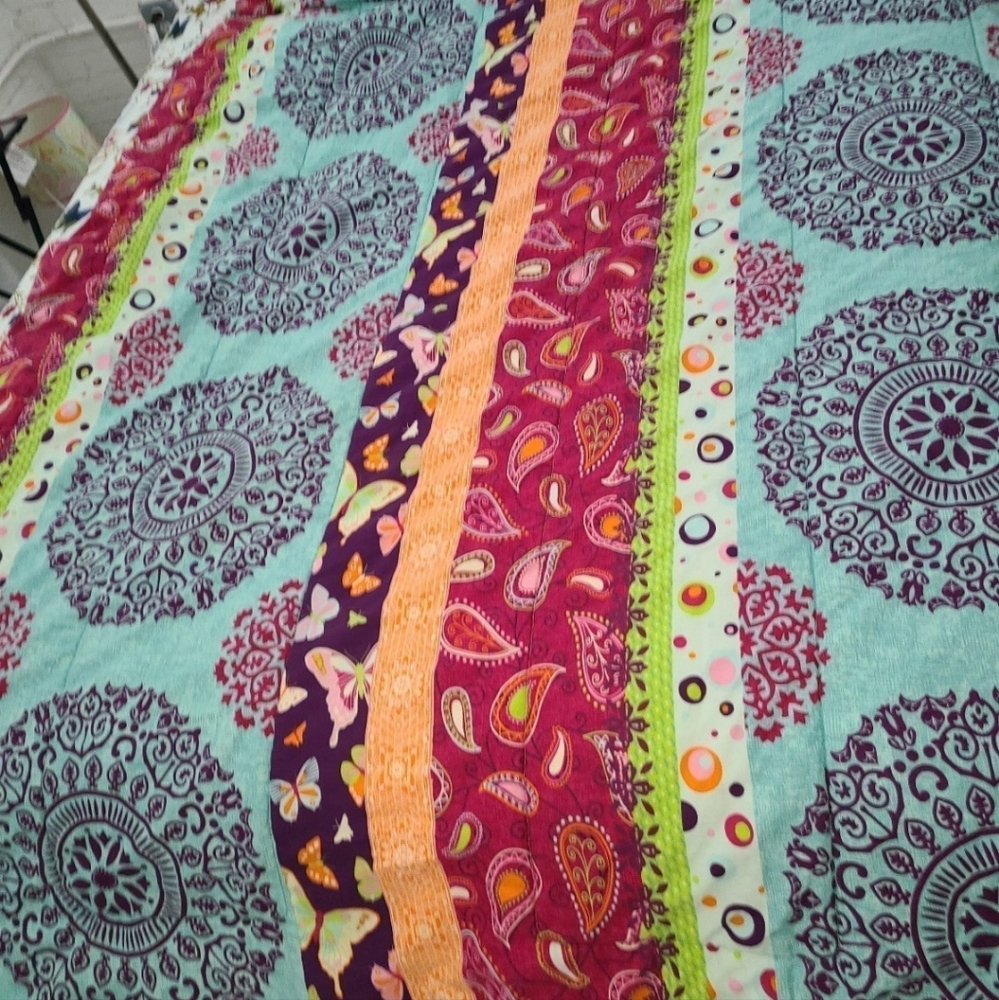 Full size bohemian butterfly comforter
